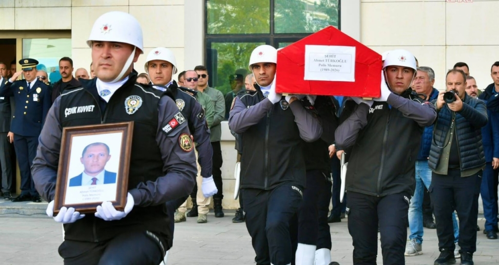 Pursaklar'da Şehit Düşen Polis Memuru Ahmet Türkoğlu İçin Ankara'da Resmi Tören
