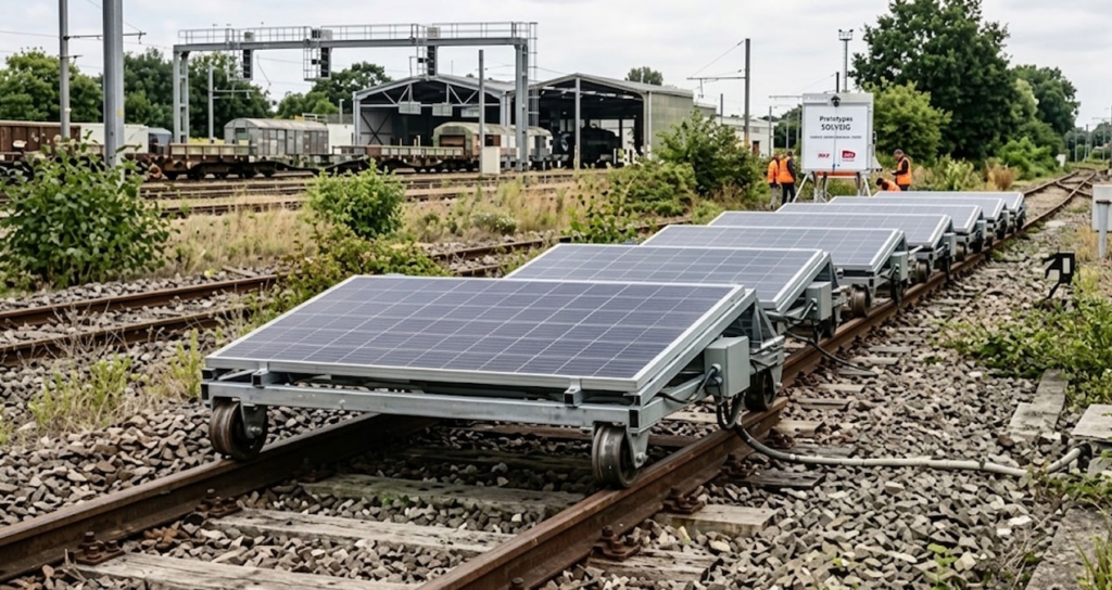 SNCF Atıl Demiryolu Hatlarını SOLVEIG Güneş Enerjisi Sistemiyle Elektrik Santraline Dönüştürüyor