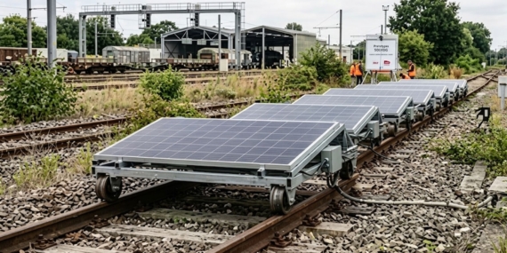SNCF Atıl Demiryolu Hatlarını SOLVEIG Güneş Enerjisi Sistemiyle Elektrik Santraline Dönüştürüyor